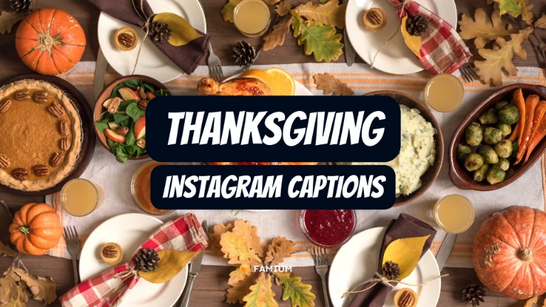 Instagram Captions for Thanksgiving